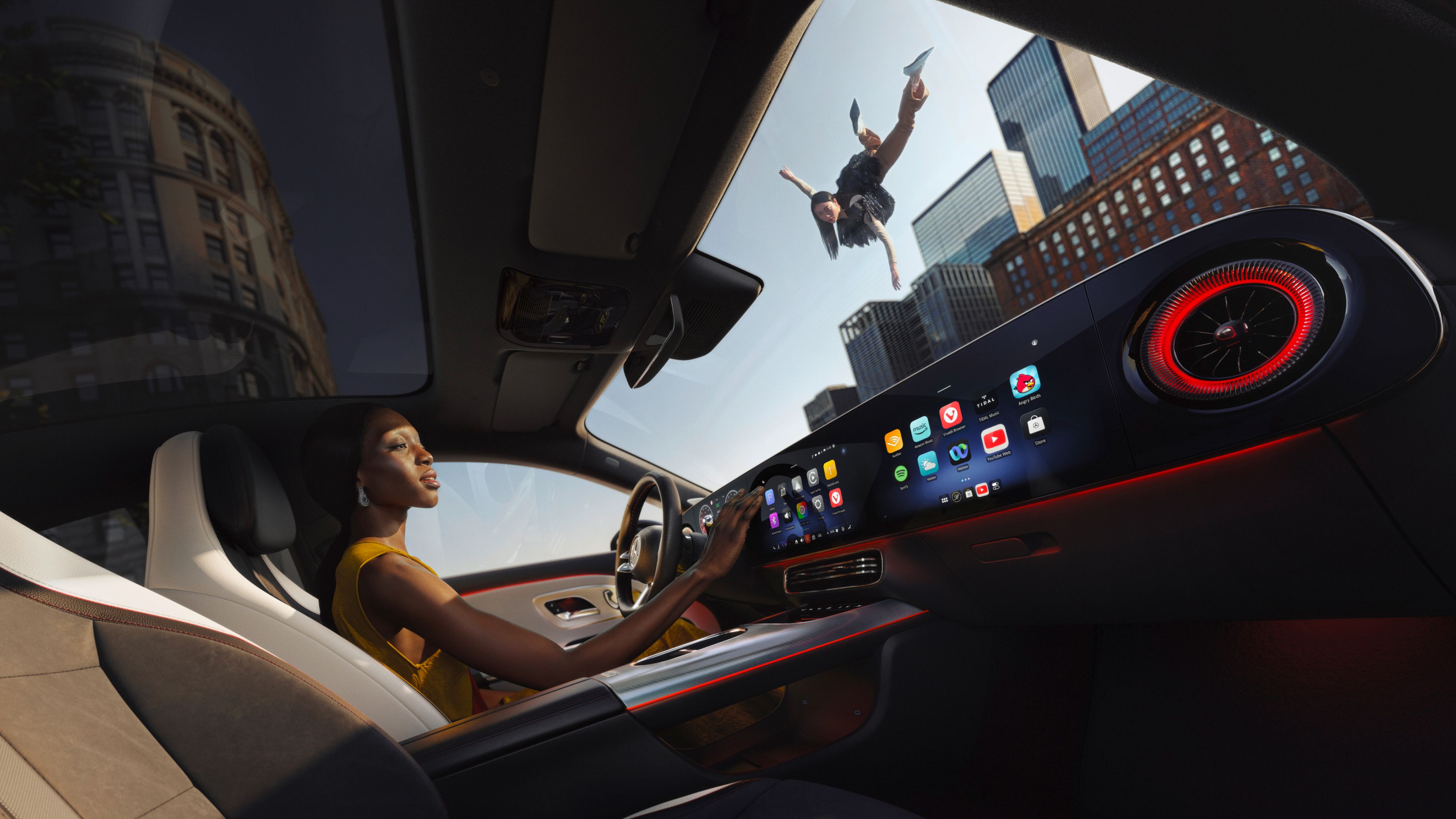 圖5、全新 CLA 首度量產搭載 Mercedes-Benz 自主開發 MB.OS 作業系統